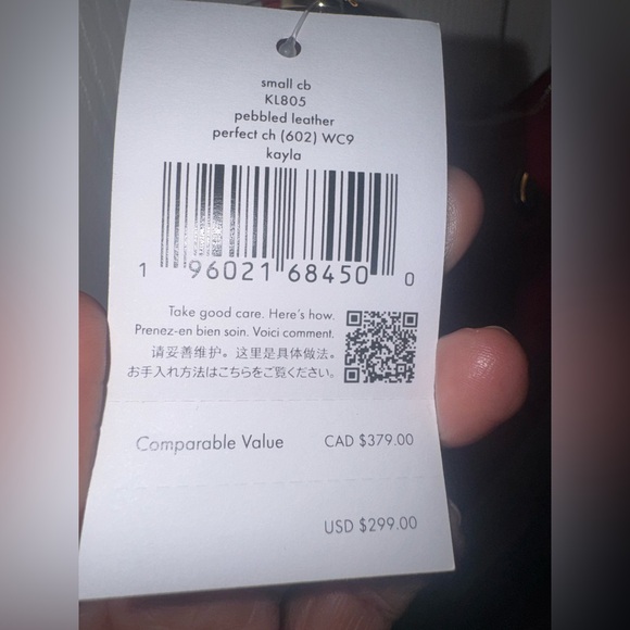 Kayla Kate Spade Cherry Red Crossbody, NWT-KL805 - Picture 4 of 11